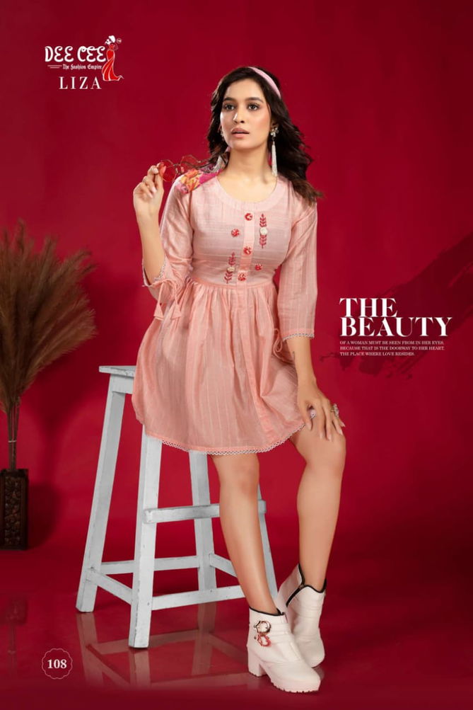 Liza By Deecee Short Designer Kurtis Catalog